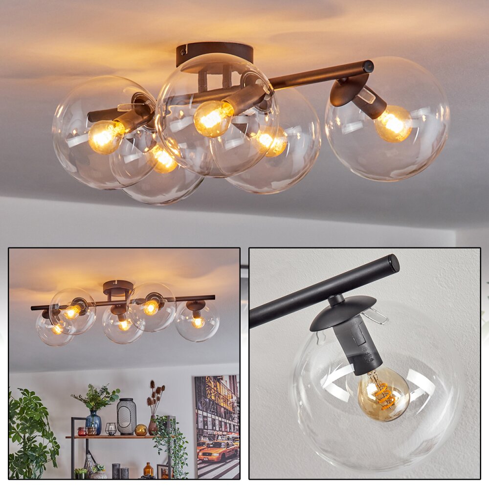 Gastor Plafonnier, Boule lumineuse Clair, 5 lumières main product photo