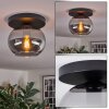 Apedo Plafonnier, Boule lumineuse Fumé, 1 lumière Apedo Plafonnier, Boule lumineuse Fumé, 1 lumière
