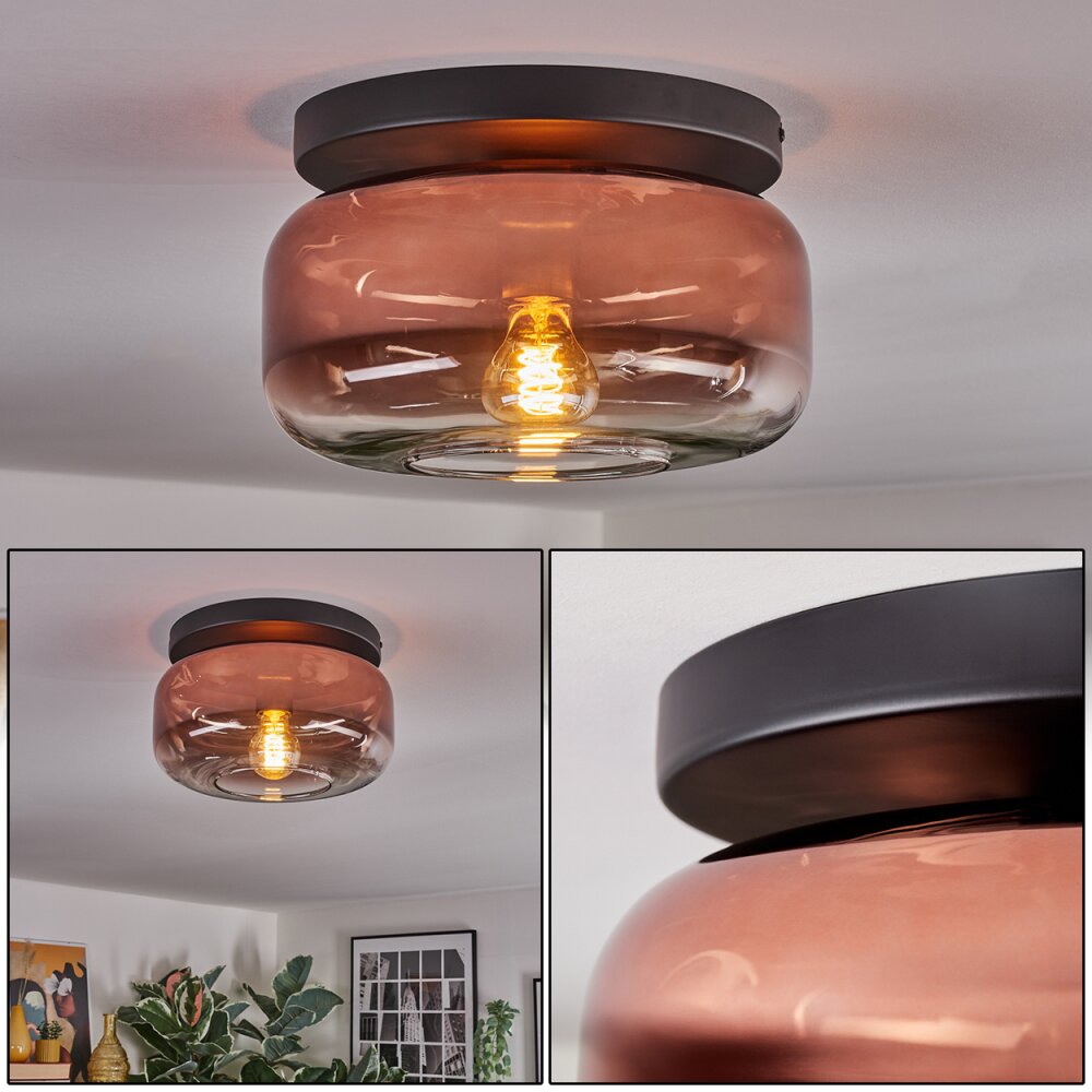 Boza Plafonnier, Boule lumineuse Clair, Cuivré, 1 lumière main product photo