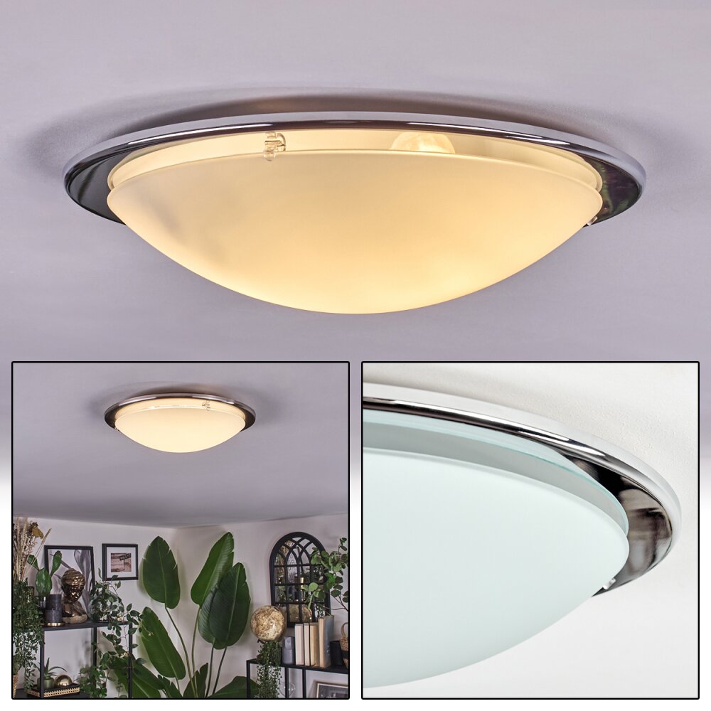 Brena Plafonnier Argenté, 2 lumières main product photo