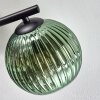 Koyoto Plafonnier, Boule lumineuse Bleu, Vert, Cuivré, 3 lumières