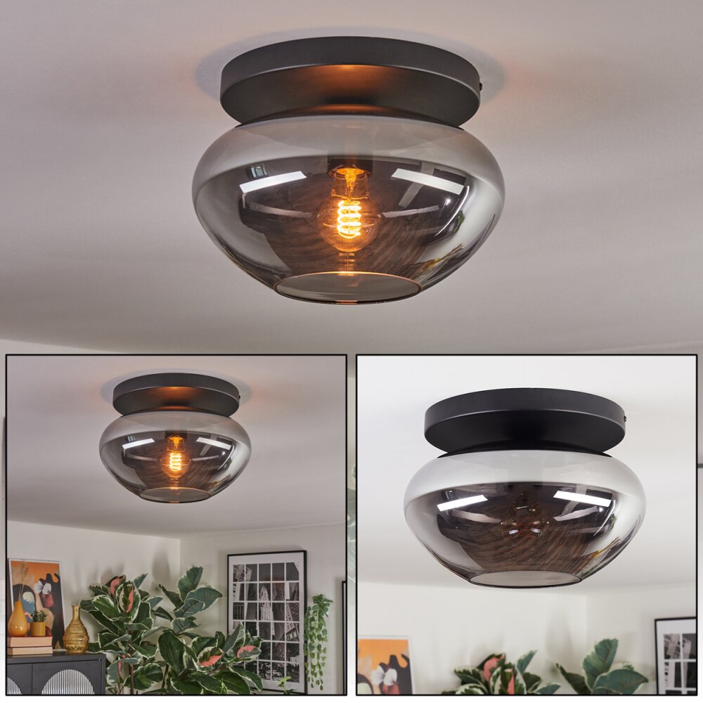 Mertola Plafonnier, Boule lumineuse Fumé, 1 lumière main product photo