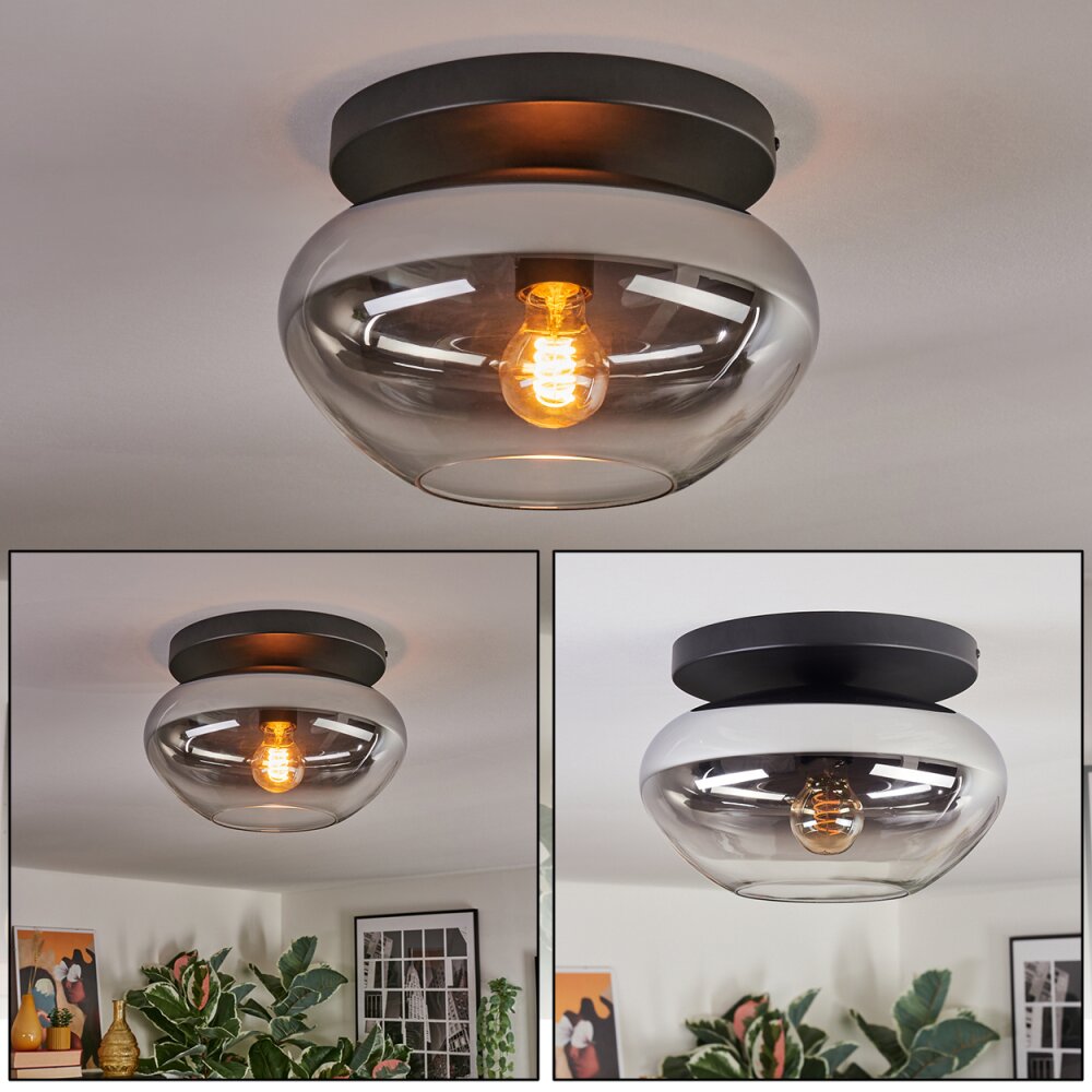 Mertola Plafonnier, Boule lumineuse Clair, Fumé, 1 lumière main product photo