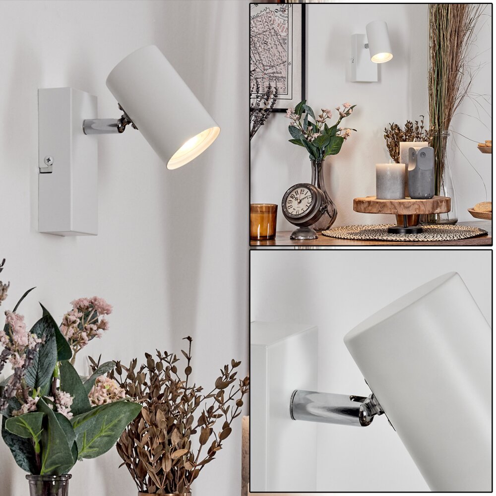 Gesteira Applique murale, Spot mural Blanc, 1 lumière main product photo