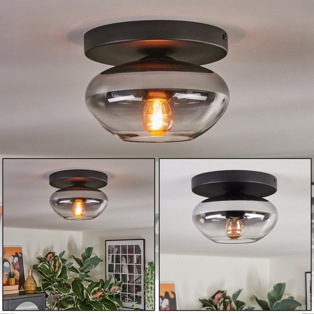 Mertola Plafonnier, Boule lumineuse Clair, Fumé, 1 lumière main product photo