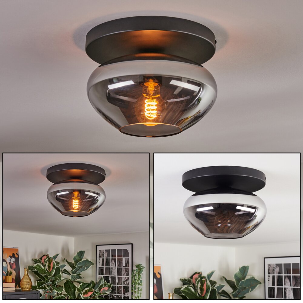 Mertola Plafonnier, Boule lumineuse Fumé, 1 lumière main product photo