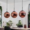 Gastor Suspension, Boule lumineuse, Suspension Cuivré, 3 lumières