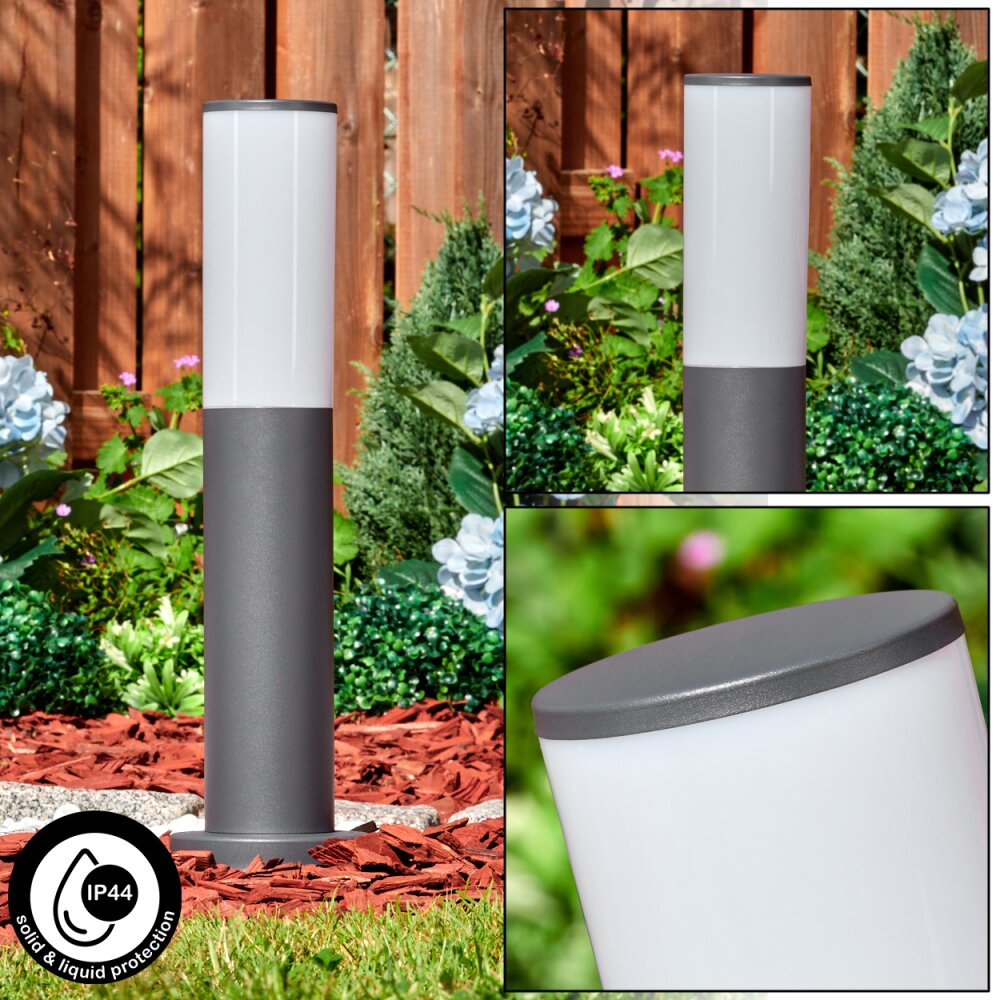 Caserta Borne lumineuse, Eclairage de chemin Anthracite, 1 lumière main product photo