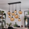 Gastor Suspension, Boule lumineuse, Suspension Ambre, 8 lumières
