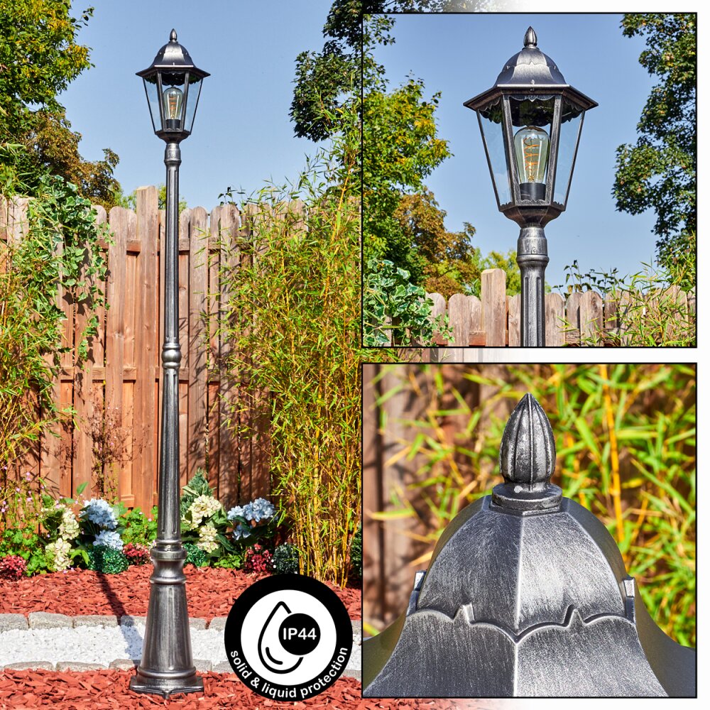 Lignac Réverbère, Eclairage de chemin Noir, Argenté, 1 lumière main product photo