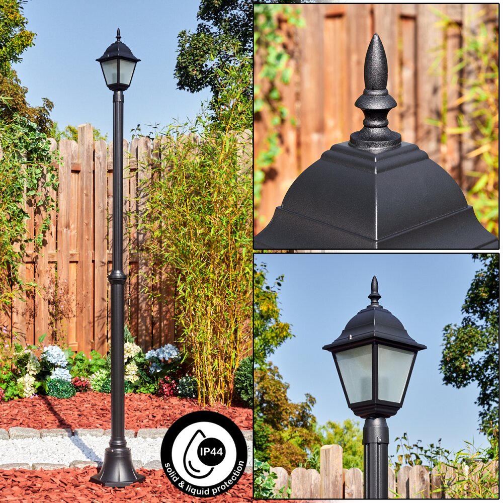 Naofe Réverbère, Eclairage de chemin Noir, 1 lumière main product photo