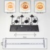 Gastor Suspension, Boule lumineuse, Suspension Ambre, 8 lumières