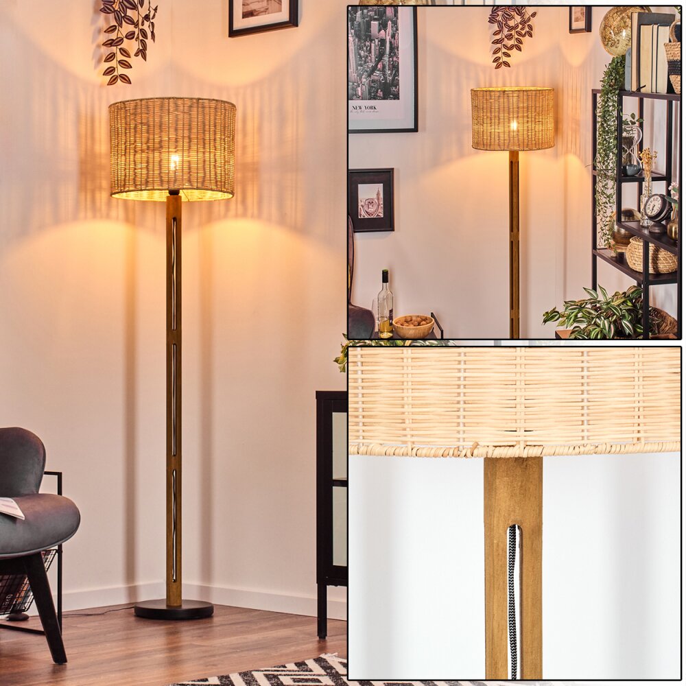 Cavaca Lampadaire Brun, Écru, Noir, 1 lumière main product photo
