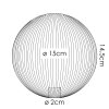 Abat-jour en verre  Chehalis Verre de rechange, pièce de rechange 15 cm Blanc