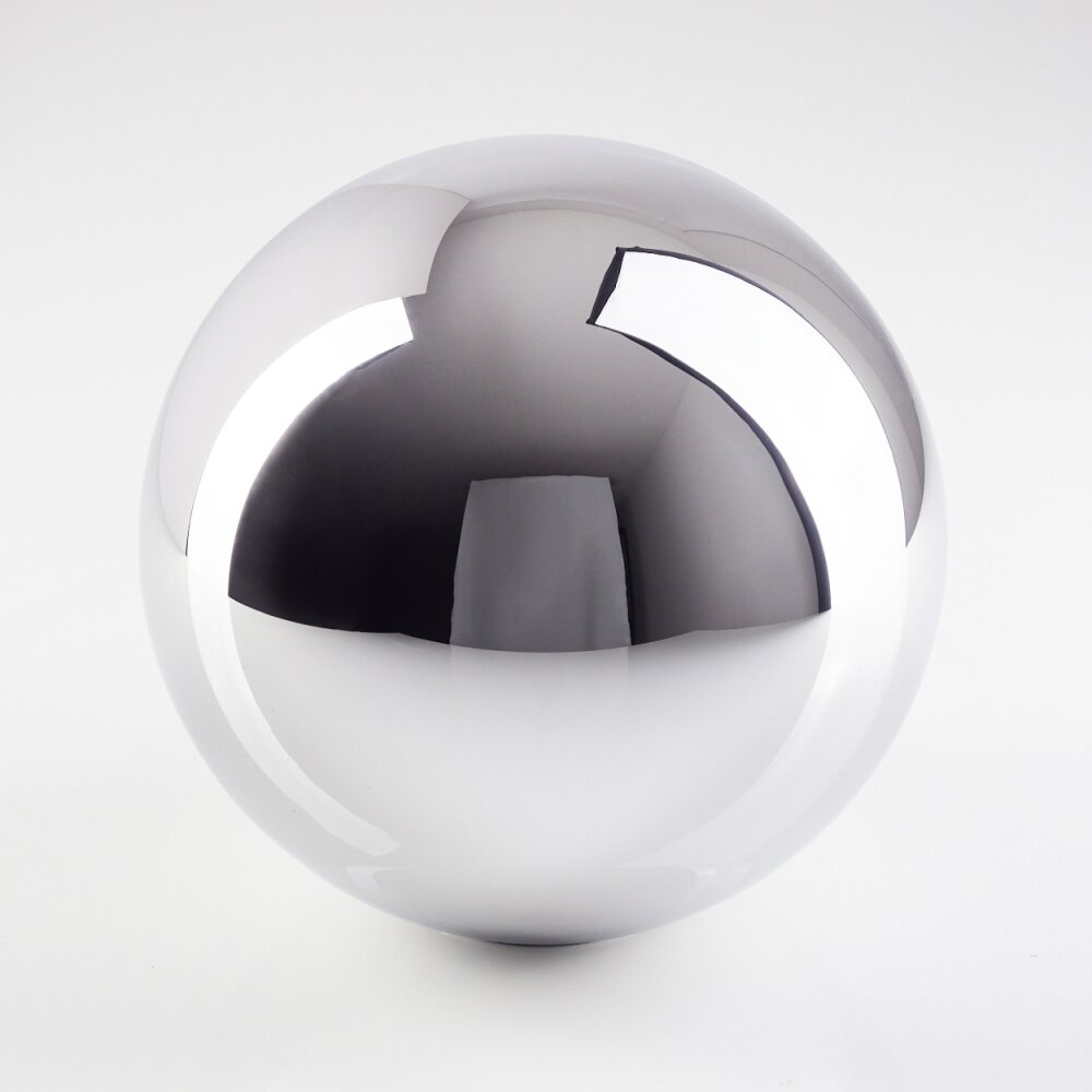Abat-jour en verre Gastor Verre de rechange 15 cm Chrome, Fumé main product photo