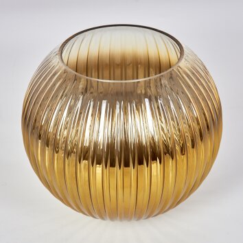 Abat-jour en verre Koyoto Verre de rechange, pièce de rechange 20 cm Or, Clair Abat-jour en verre Koyoto Verre de rechange, pièce de rechange 20 cm Or, Clair