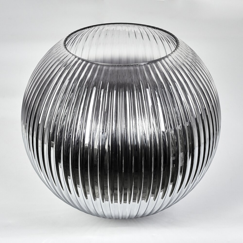 Abat-jour en verre Koyoto Verre de rechange 30 cm Clair, Fumé main product photo