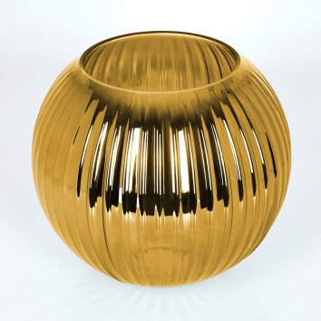 Abat-jour en verre Koyoto Verre de rechange, pièce de rechange 20 cm Or Abat-jour en verre Koyoto Verre de rechange, pièce de rechange 20 cm Or