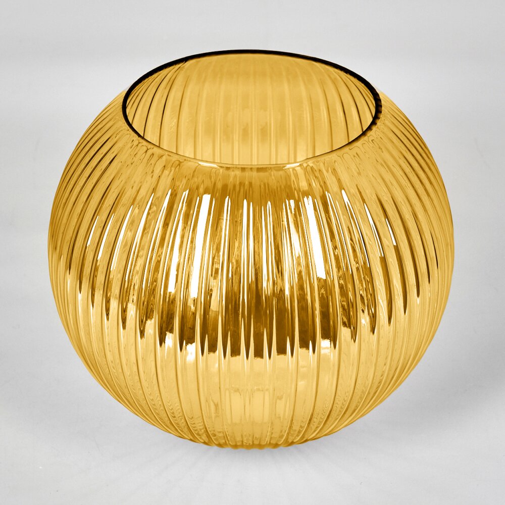 Abat-jour en verre Koyoto Verre de rechange 25 cm Or main product photo