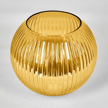 Abat-jour en verre Koyoto Verre de rechange, pièce de rechange 25 cm Or Abat-jour en verre Koyoto Verre de rechange, pièce de rechange 25 cm Or