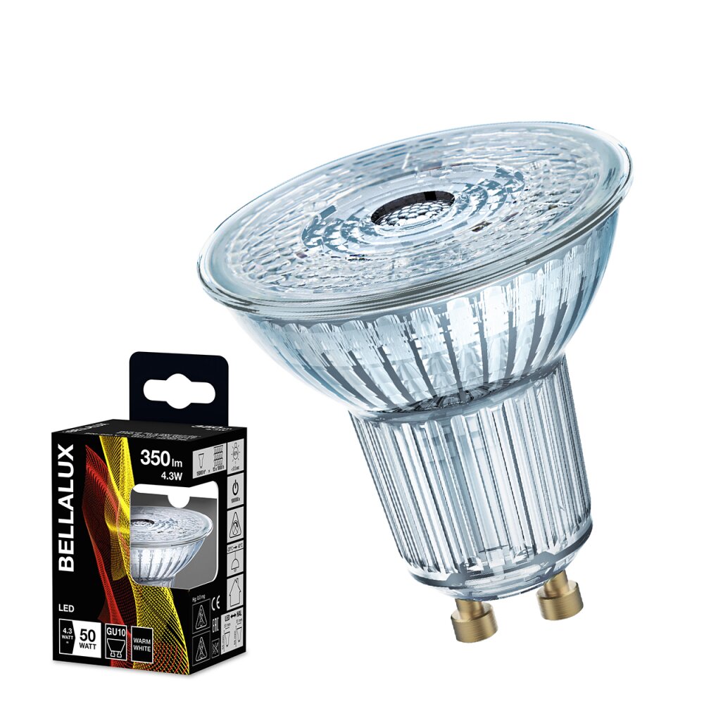 Luminaires Ledvance GU10 LED 4.3 Watt blanc chaud 350 Lumen main product photo