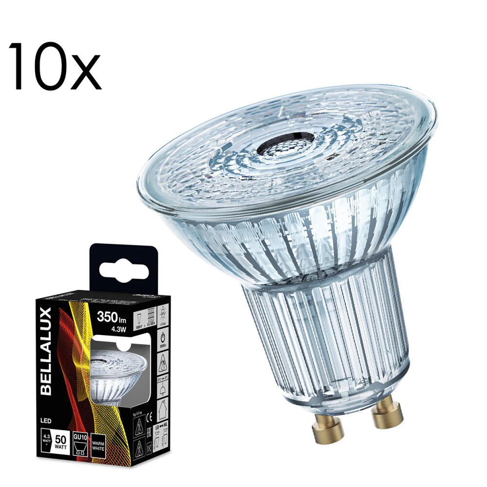 Luminaires Ledvance GU10 LED 4.3 Watt blanc chaud 350 Lumen main product photo