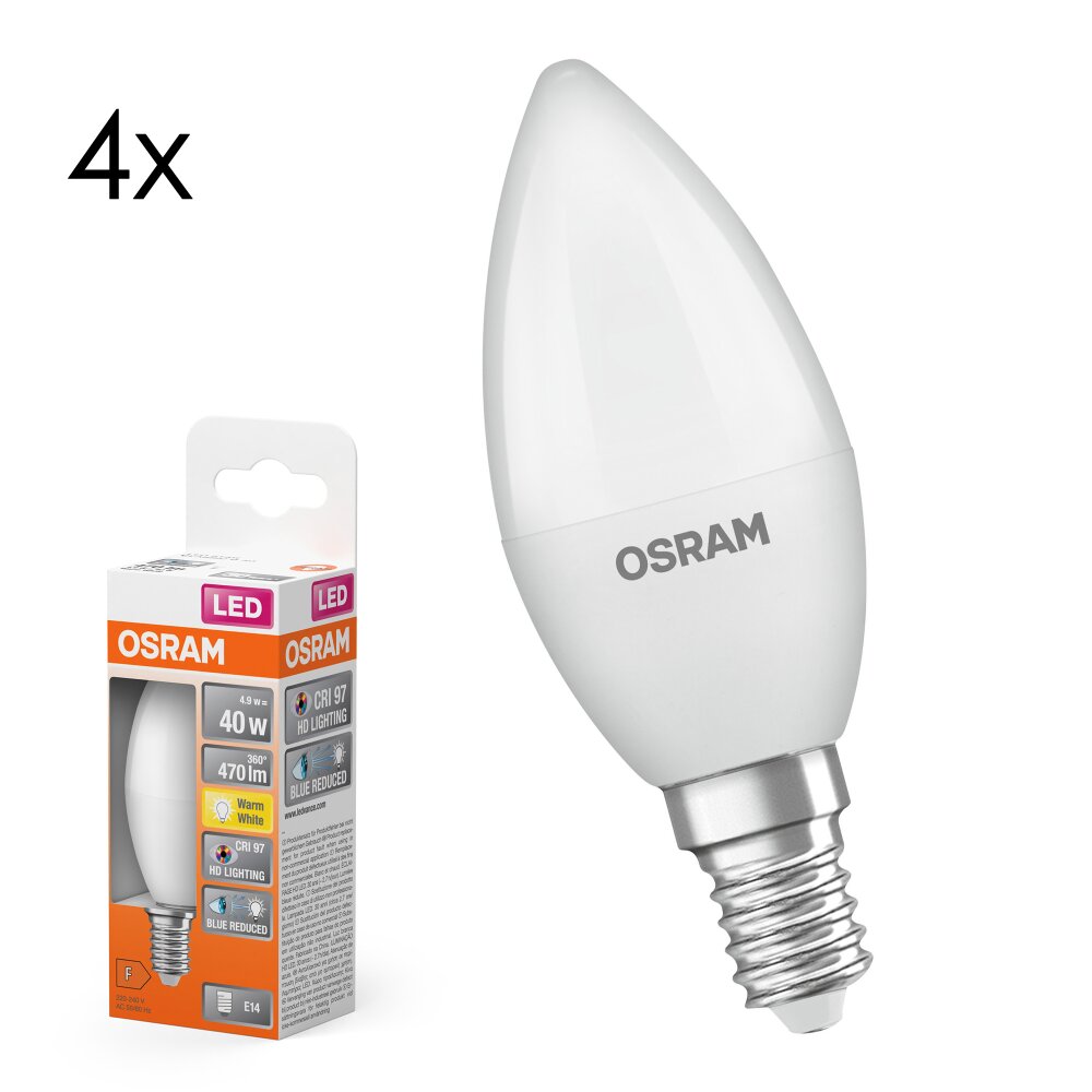 Luminaires Osram E14 LED 4.9 Watt 470 Lumen main product photo