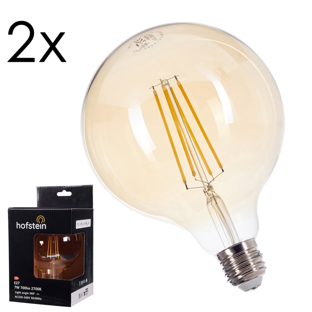 E27 LED 6 Watt blanc chaud 700 Lumen main product photo
