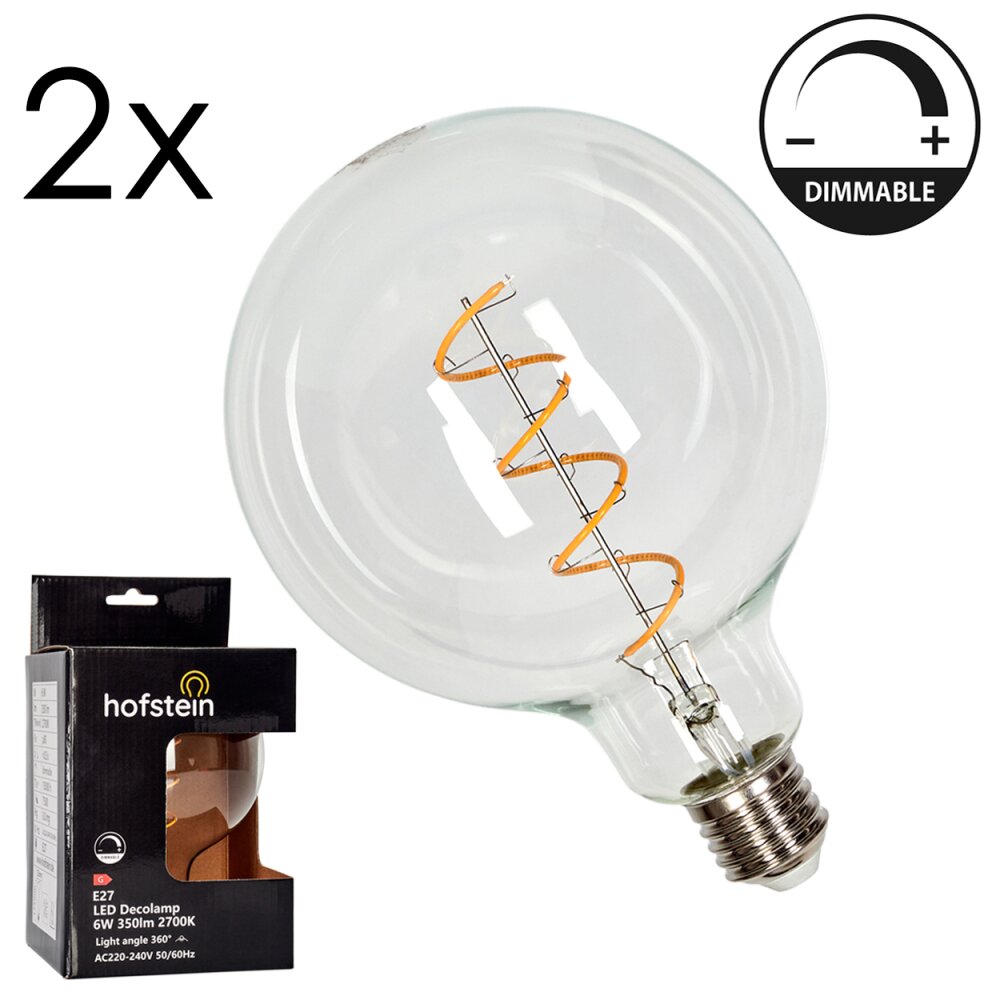 E27 LED 6 Watt blanc chaud dimmable 350 Lumen main product photo