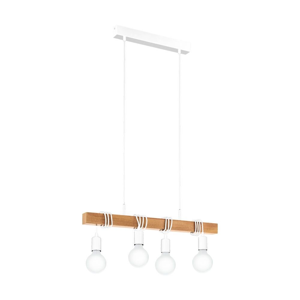 TOWNSHEND Suspension Luminaires Eglo Blanc, 4 lumières main product photo