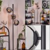 Gastor Lampadaire Chrome, Fumé, 3 lumières Gastor Lampadaire Chrome, Fumé, 3 lumières