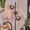 Gastor Lampadaire Chrome, Fumé, 3 lumières Gastor Lampadaire Chrome, Fumé, 3 lumières