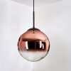 Gastor Suspension, Boule lumineuse, Suspension 30 cm Clair, Cuivré, 1 lumière