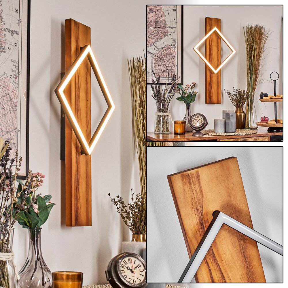 Pompu Applique murale LED Écru, Noir, 1 lumière main product photo