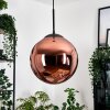 Gastor Suspension, Boule lumineuse, Suspension Cuivré, 1 lumière