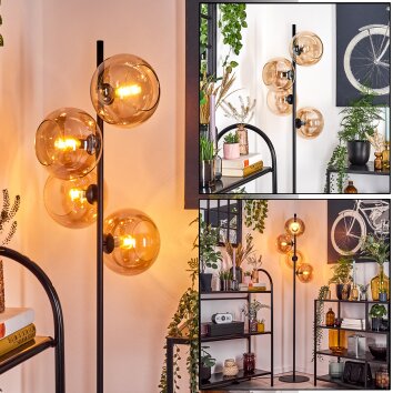 Apedo Lampadaire Ambre, 4 lumières Apedo Lampadaire Ambre, 4 lumières