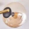Gastor Plafonnier, Boule lumineuse 42 cm Or, Noir, 3 lumières