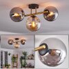 Gastor Plafonnier, Boule lumineuse 42 cm Or, Noir, 3 lumières