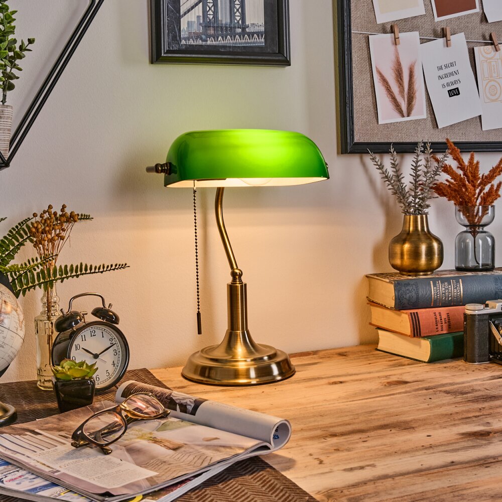 Havsta Lampe de bureau, Lampe à poser Vieux laiton, 1 lumière main product photo