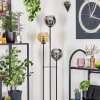 Koyoto Lampadaire 30 cm Bois clair, Noir, 3 lumières