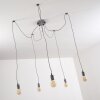 Suspension Tenna Gris, 5 lumières