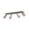 Spot Trio Leuchten CARL Vieux laiton, 4 lumières