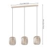 Suspension Eglo ROMAZZINA Noir, 3 lumières
