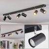 Gesteira Plafonnier, Spot de plafond Chrome, Noir, 6 lumières Gesteira Plafonnier, Spot de plafond Chrome, Noir, 6 lumières