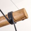 Koyoto Suspension, Boule lumineuse, Suspension Écru, Noir, 5 lumières