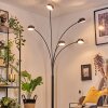 Nikkala Lampadaire Marbre, Noir, 5 lumières
