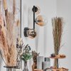 Chehalis Boule lumineuse, Applique murale 23 cm Ambre, Clair, 3 lumières