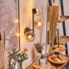 Chehalis Boule lumineuse, Applique murale Ambre, Clair, 3 lumières