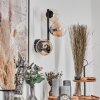 Chehalis Boule lumineuse, Applique murale Ambre, Clair, 3 lumières