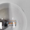 Chehalis Boule lumineuse, Applique murale 23 cm Chrome, Clair, Fumé, 3 lumières